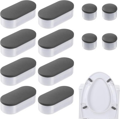 12 Pcs Bidet Height-increasing Pads Toilet Seat Riser Bidet Universal Self