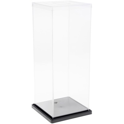 ExpoCase Plastic Folding Display Cover for Dolls 6.625'' W x 6.625'' D x 17.375'' H