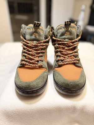 Nike SB Dunk High Pass Port Work Boots  Size 9.5