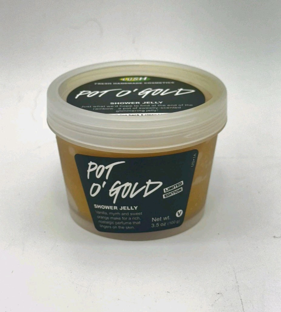 Lush Pot O Gold Shower Jelly Limited Edition 3.5 Oz - NEW - Free