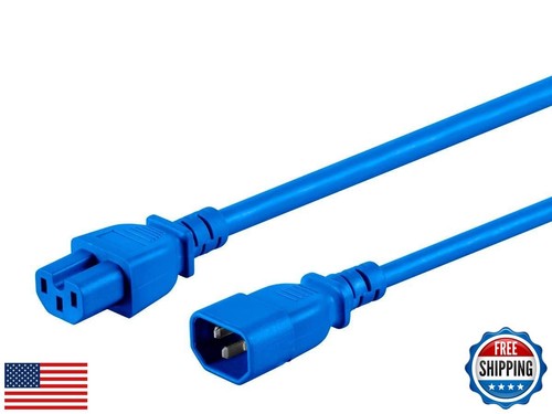 Monoprice 133658 14AWG Heavy-Duty Computer Extension Power Cable/Cord - 6ft - - Afbeelding 2 van 5