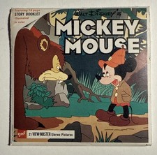 View-Master Disney's MICKEY MOUSE Brave Tailor - B528 - 3 Reels Booklet V11