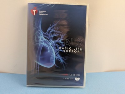 American Heart Associarion Basic Life Support DVD Set Bls Course 2 Disc