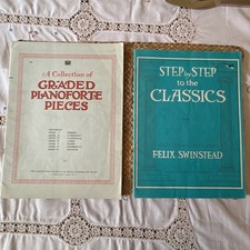 Vintage late60s Piano Grade 2 Music Booksx2 Excellent for practise-27pieces