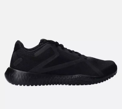 Reebok Flexagon Force 2.0 Damen UK 4,5 schwarz Fitness Gym Laufschuhe Turnschuhe