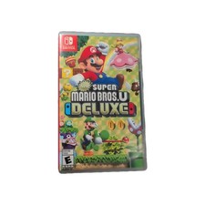 New Super Mario Bros. U Deluxe Nintendo Switch/ GAME CASE ONLY / Authentic