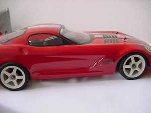 NIKKO RC RED VIPER 1/10 COMES W/2 SETS OF WHEELS W/ BATTERY+ RADIO SHACK CHARGER