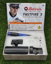 Burris #300236 Fastfire III Red Dot Reflex 8 MOA Sight, Picatinny Mount (Black)