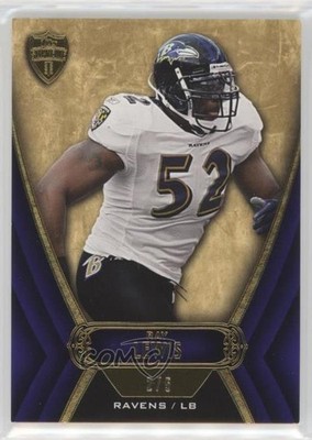 2010 Topps Supreme Violet 2/5 Ray Lewis #20 HOF v7j