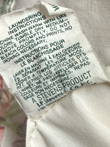 Rare LAURA ASHLEY Vintage *QUEEN 2 FLAT 1 FITTED SHEET 3 PILLOWCASES SET Flowers - Picture 5 of 24