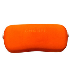 Vintage Chanel Sunglasses Case Clamshell Orange Hard Shell Y2K RARE