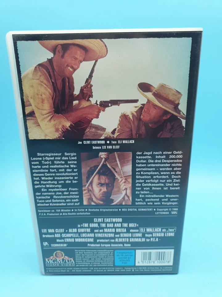 Zwei glorreiche Halunken VHS Video Cassette Clint Eastwood The Good The Bad Ugly - Bild 4 von 4