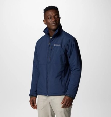 Columbia Men's Medium Northern Utilizer Jacket (Navy) Water Resistant WM0999464