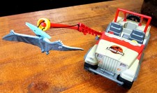 Kenner Jurassic Park Bush Devil Tracker Jeep, works, INCOMPLETE 