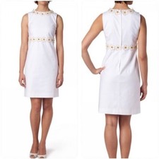 RED VALENTINO Daisy Trim Dress Sz IT/44