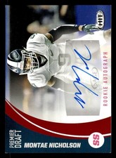 2017 SAGE HIT MONTAE NICHOLSON A69 MINT RC AUTOGRAPH MICHIGAN STATE SPARTANS