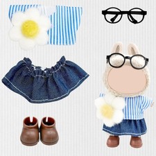 Clothes for Labubu 17cm Doll NO Doll , 4 Piece Labubu Clothes Set, Cute Labu...