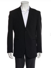 Theory Men's Navy Wool Blend Sports Jacket, size 40