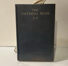 The National Being - A.E. (George William Russell) 1937 Macmillan Co. HC/no DJ 