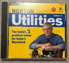 NORTON UTILITIES SYMANTEC Mac OS INSTALL CD Version 4.0