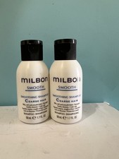 2 Milbon Smooth Smoothing Shampoo For Coarse Hair 1.7oz New  Authentic