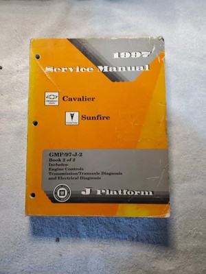1997 Chevrolet Cavalier Pontiac Sunbird Factory GM Shop Service Manual 2 Volume