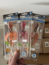 3x Savage Gear 3D Octopus Lure 70gram (Rrp £53)