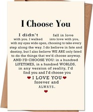 Valentines Day Gifts for Him Her, Valentine's Day Card for Husband Wife Boyfrien