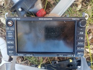 Radio FM/AM Map Voice Navigation Toyota Prado 2006
