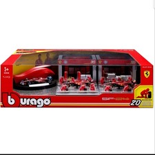 Bburago  Formula 1  Scuderia Ferrari HP  SF-24  1:43 scale Paddock Pit Crew