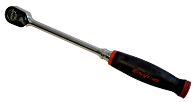 #ad Snap on Tools FHL80 3 8quot; Drive RED Soft Grip LONG Fixed Head Ratchet USA $94.99