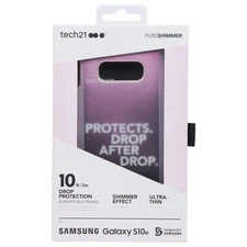Tech21 PureShimmer Series Case for Samsung Galaxy S10e - Pink Shimmer