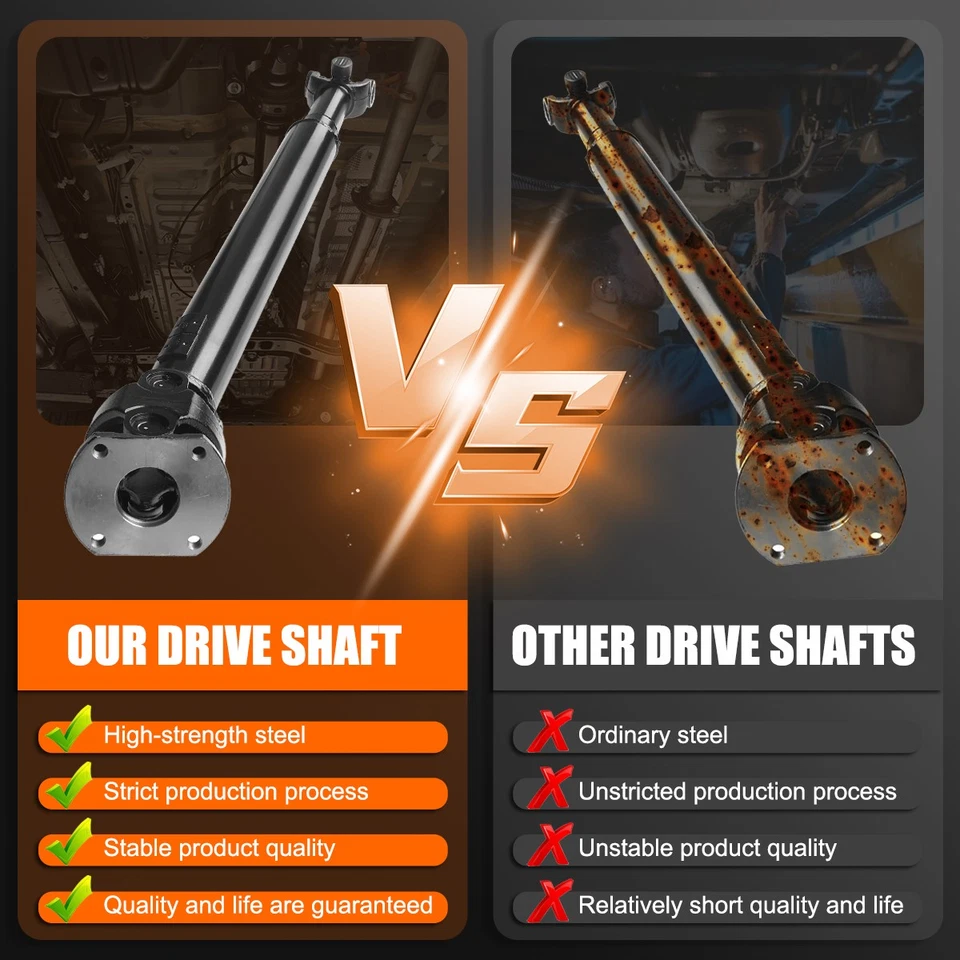 Front Driveshaft For 2011-2016 Ford F-250 F-350 F-450 F-550 Super Duty 6.7L 4WD - Image 3 of 4