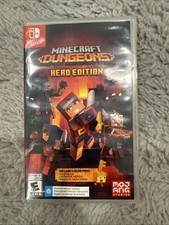 NO GAME CASE ONLY Minecraft Dungeons Hero Edition Case Only Pre Owned Free Ship