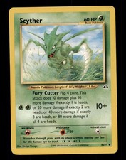 2X Pokemon TCG WOTC Scyther Neo Discovery 46/75 HEAVILY PLAYED Non-Holo Uncommon