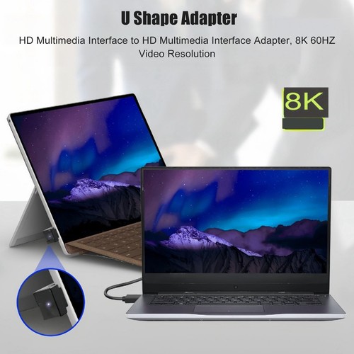 U Shaped Adapter Professional Efficient Supports PD20W Portable 180° Angle A Hot - Afbeelding 17 van 32