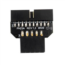 1Pc Panel Plug USB2.0 9-Pin Female to USB3.0 19-Pin Male Adapter For Mainboard b