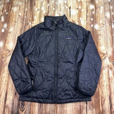 Patagonia Kids Nano Puff Jacket Quilted Navy Blue Size M-10 Kids/Enfants