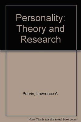 Personality: Theory and Research by Pervin, Lawrence A. Paperback Book The Fast