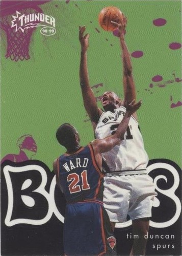 Tim Duncan Skybox Thunder Lift Off 98-99 | eBay