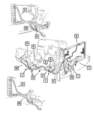 Genuine Mopar Return Tube And Hose 52028566AD