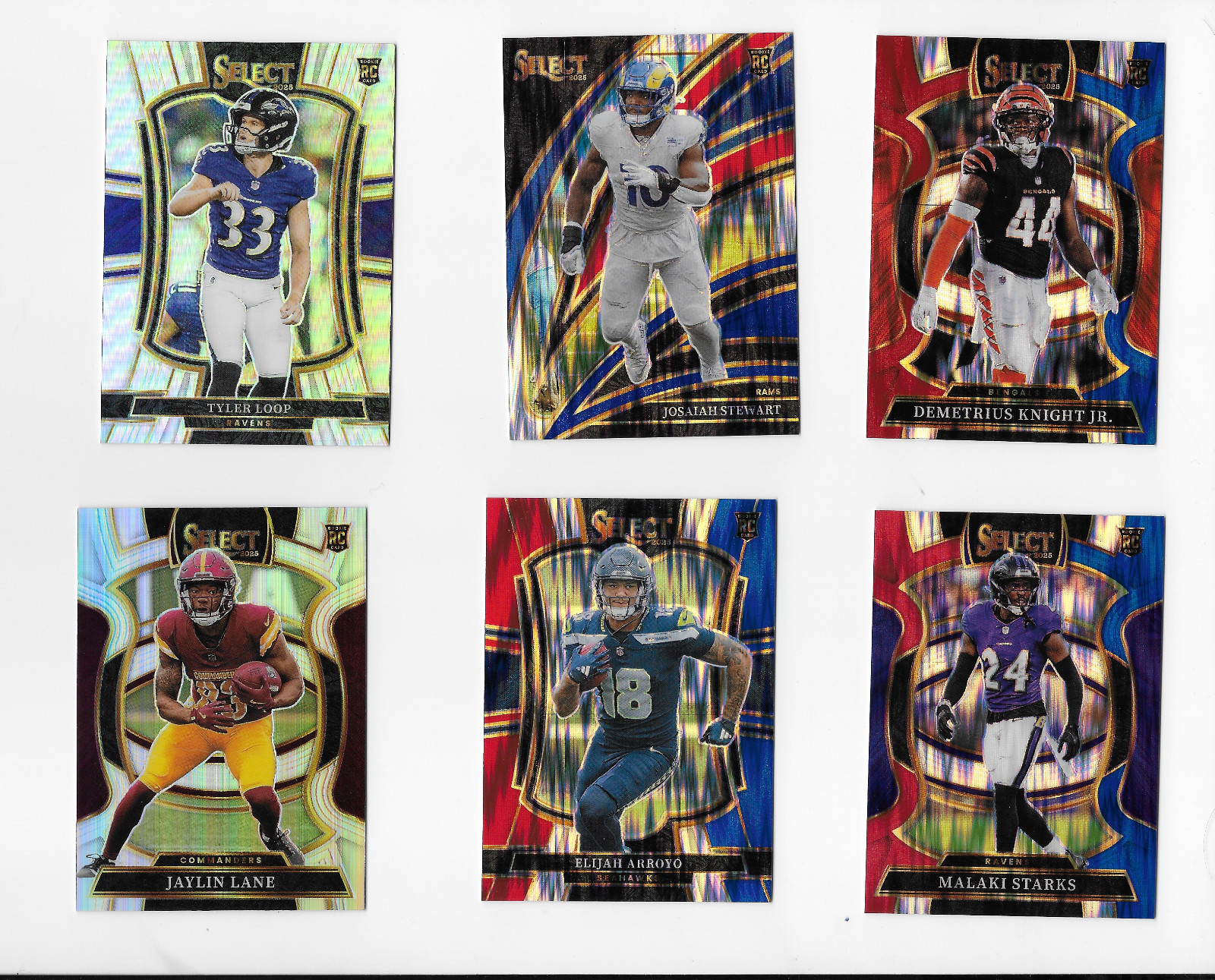 72 Card Select Football Lot AUTO PATCH RC Rookie Parallels # Inserts NFL view 17