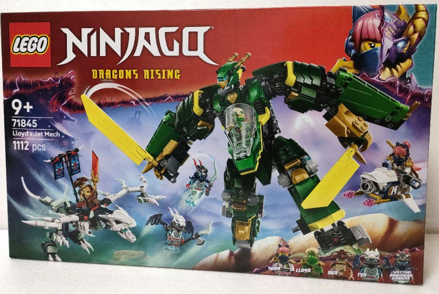 LEGO 71845 NINJAGO Dragons Rising Lloyd's Jet Mech 1112 pcs Ages