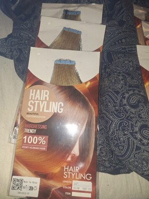 3× Extensions 100% Echthaar von Beautiful Customization Farbe 613 (Hellbond #1)