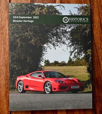HISTORICS Motor Car Auction Catalogue Sep 2023 Alpine A110 Ferrari 308 GT4 photo