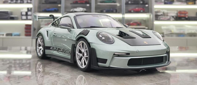 2023 Porsche 911 (992) GT3RS Silver in 1:18 scale by Minichamps | eBay