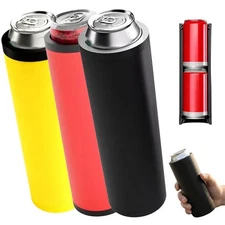 Tactical Koozie Double Can Reload, Ultra Chill System Can Fill Two 12-Ounce Cans