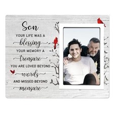 Memorial Gifts for Loss of- Memorial Picture Frames - Sympathy Gifts for Son