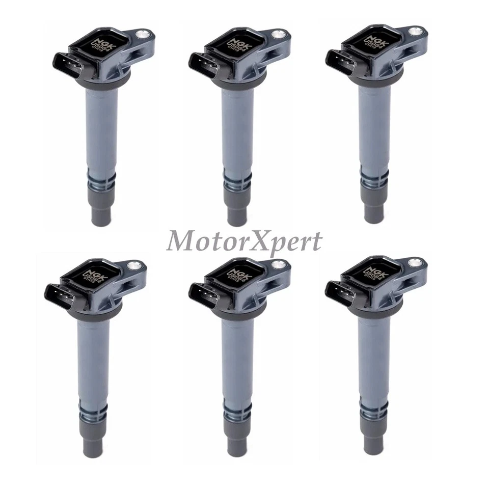 90919A2008 OEM 6pcs NGK Ignition Coils for LEXUS GS350 IS300 LC500 Toyota TACOMA - Image 2 of 4