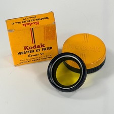 Kodak Wratten K2 Filter Series VI 33mm Yellow Color Correction Contrast
